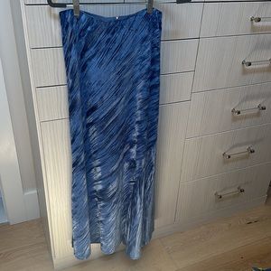 Free people velvet maxi skirt